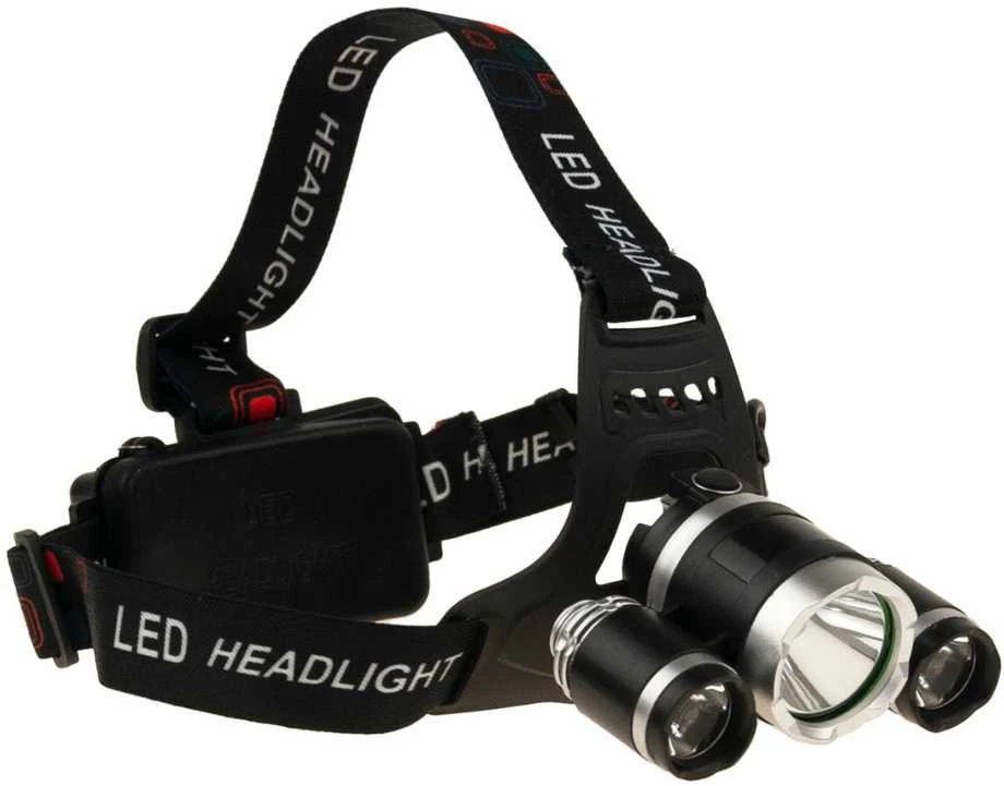 Galvos žibintas 3 x CREE LED