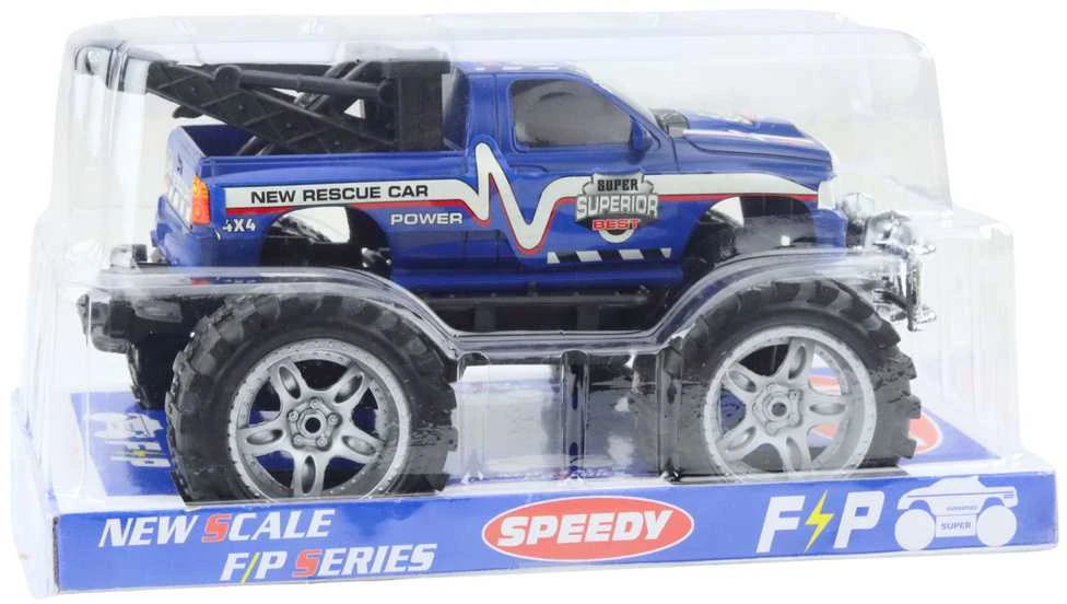 Gelbėjimo automobilis visureigis, 27 cm, mėlynas
