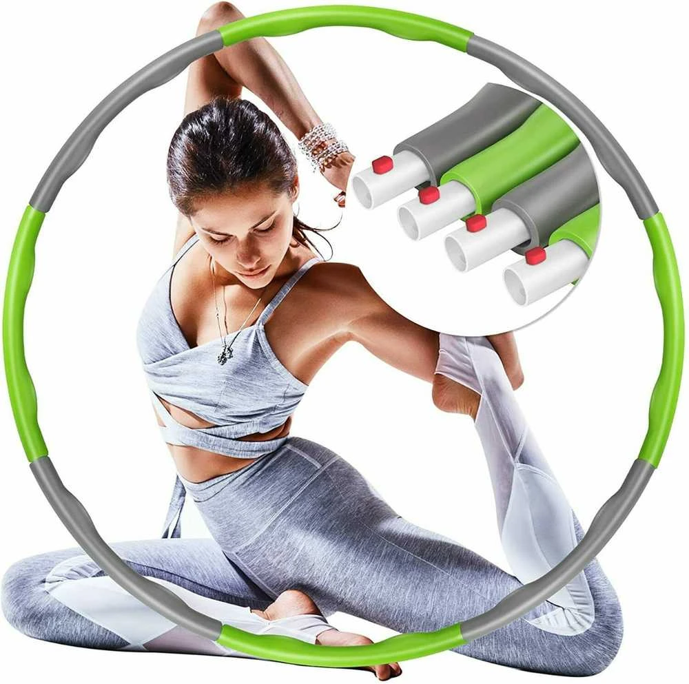 Gimnastikos lankas su masažuokliu Hula Hoop, 100 cm, 1 vnt.