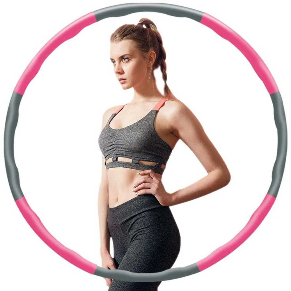 Gimnastikos lankas su masažuokliu Hula Hoop, 100 cm, 1 vnt.