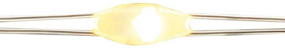 Girlianda 10 LED, šilta balta