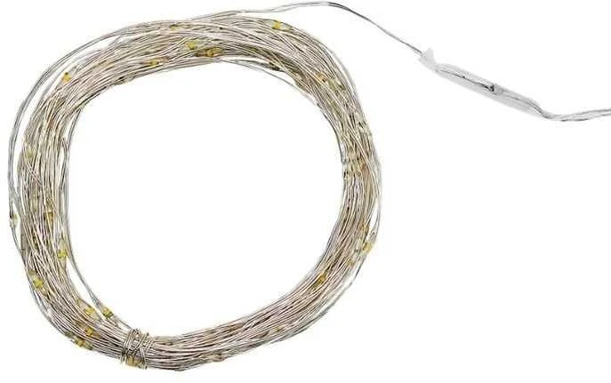 Girlianda 100 LED, šiltai balta