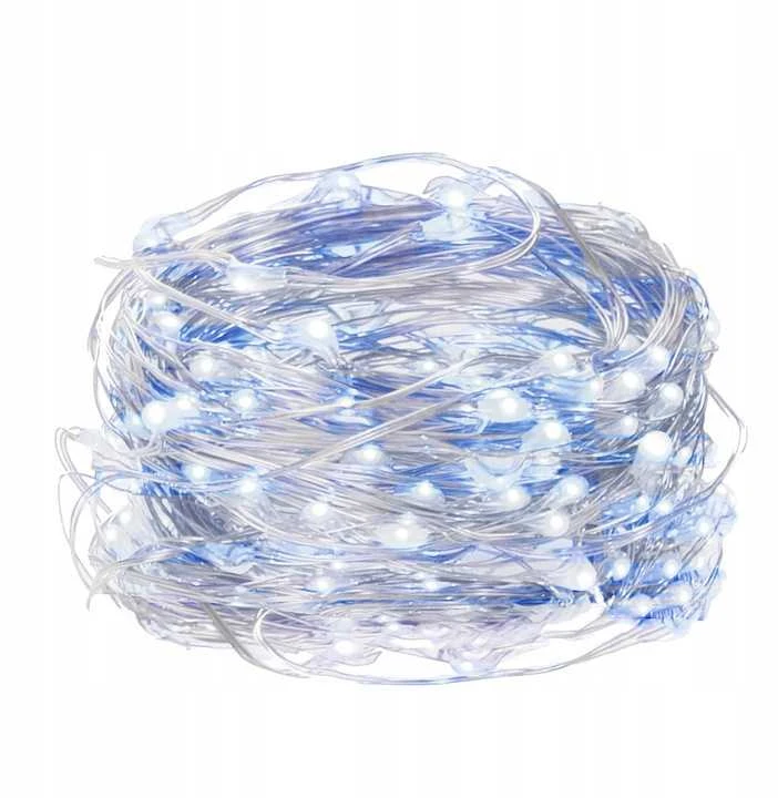 Girlianda 20 LED MicroLED "Smart", šaltai balta/mėlyna
