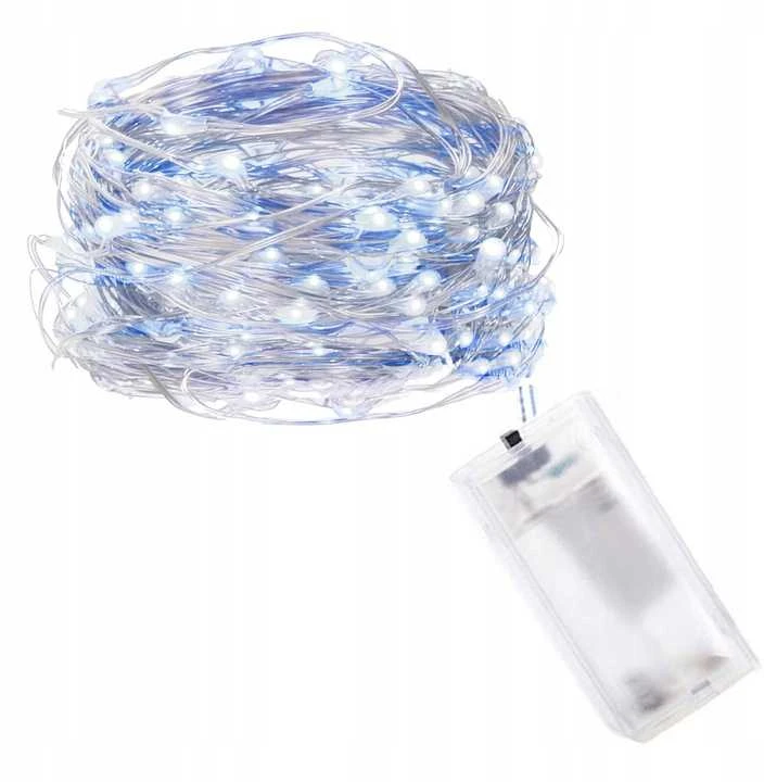 Girlianda 20 LED MicroLED "Smart", šaltai balta/mėlyna