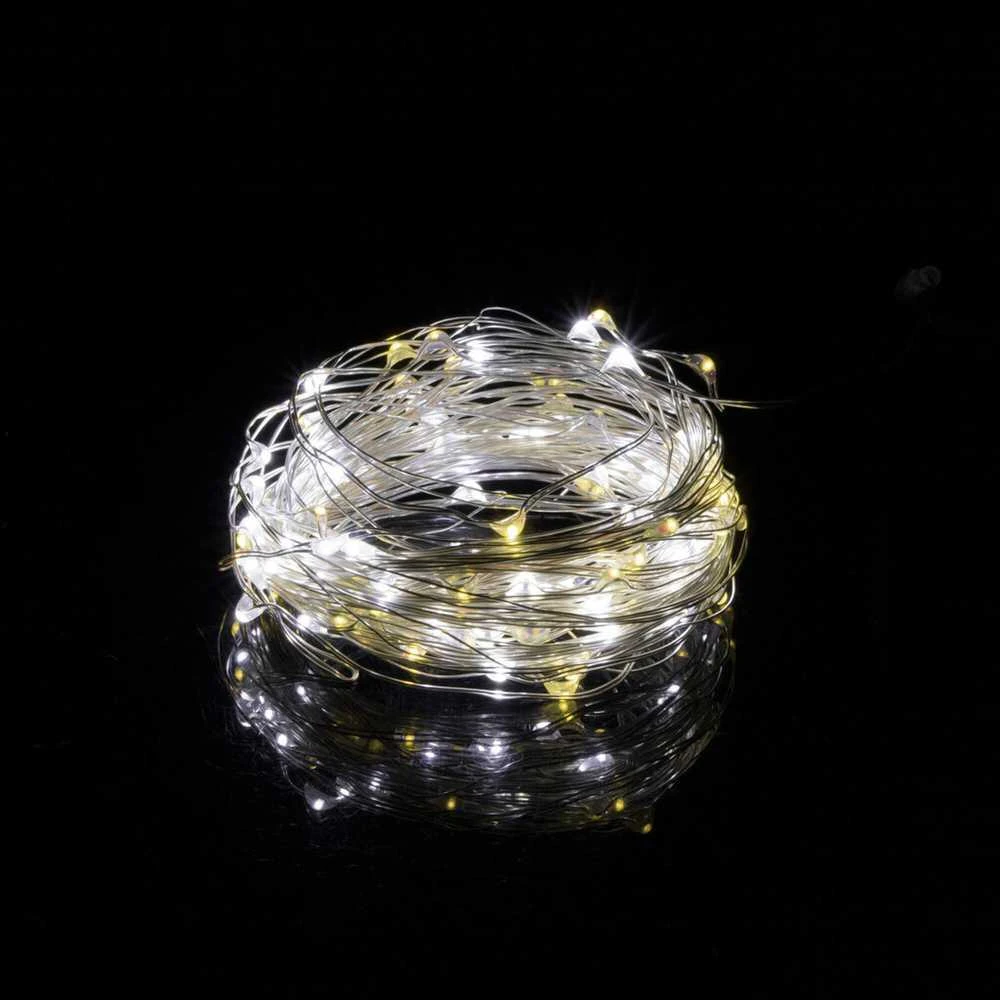 Girlianda 20 LED MicroLED "Smart", šiltai/šaltai balta