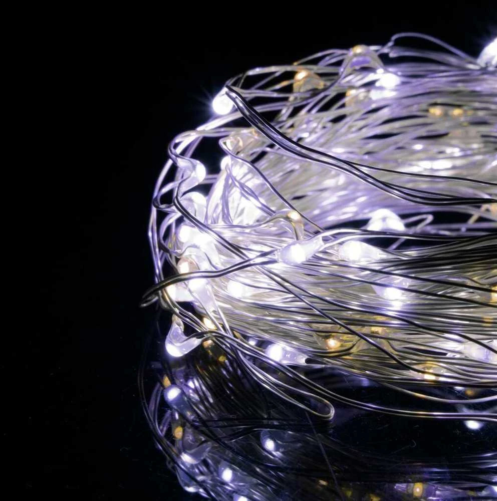Girlianda 20 LED MicroLED "Smart", šiltai/šaltai balta