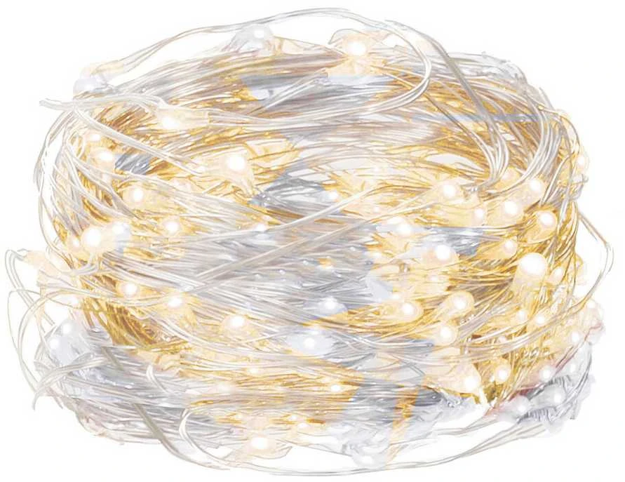 Girlianda 20 LED MicroLED "Smart", šiltai/šaltai balta