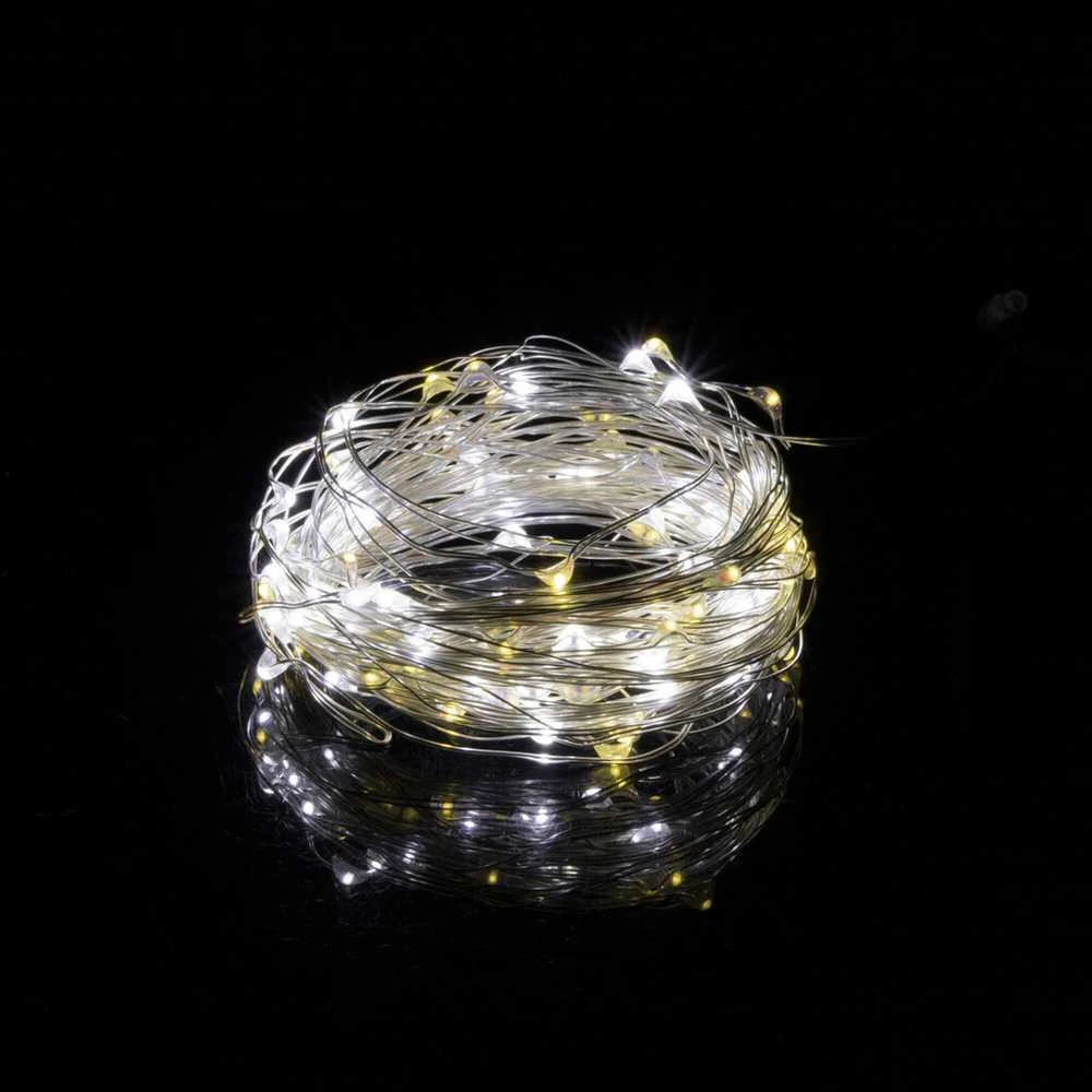 Girlianda 20 LED MicroLED "Smart", šiltai/šaltai balta