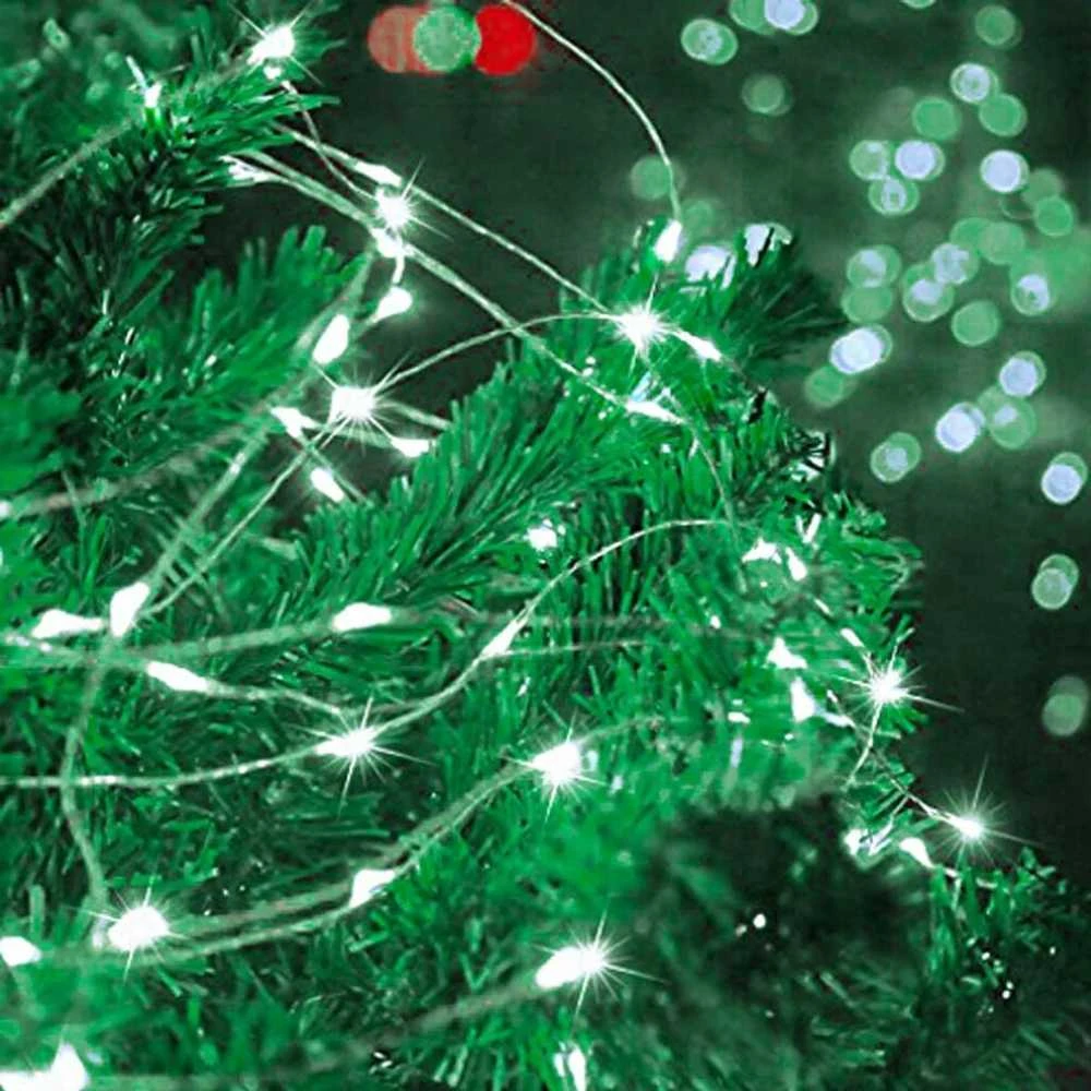 Girlianda 300 LED, šalta balta