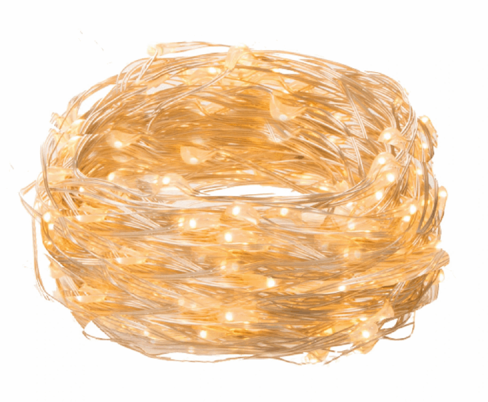 Girlianda 300 LED, šilta balta