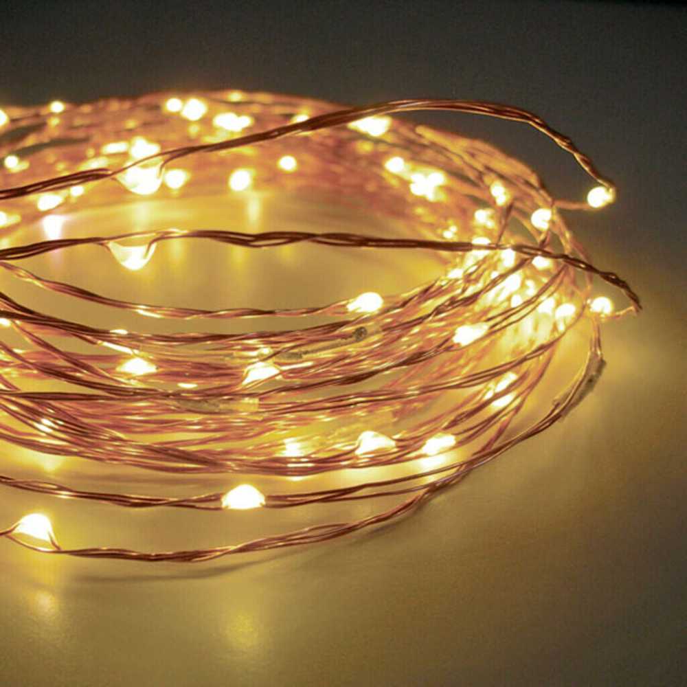 Girlianda 300 LED, šilta balta