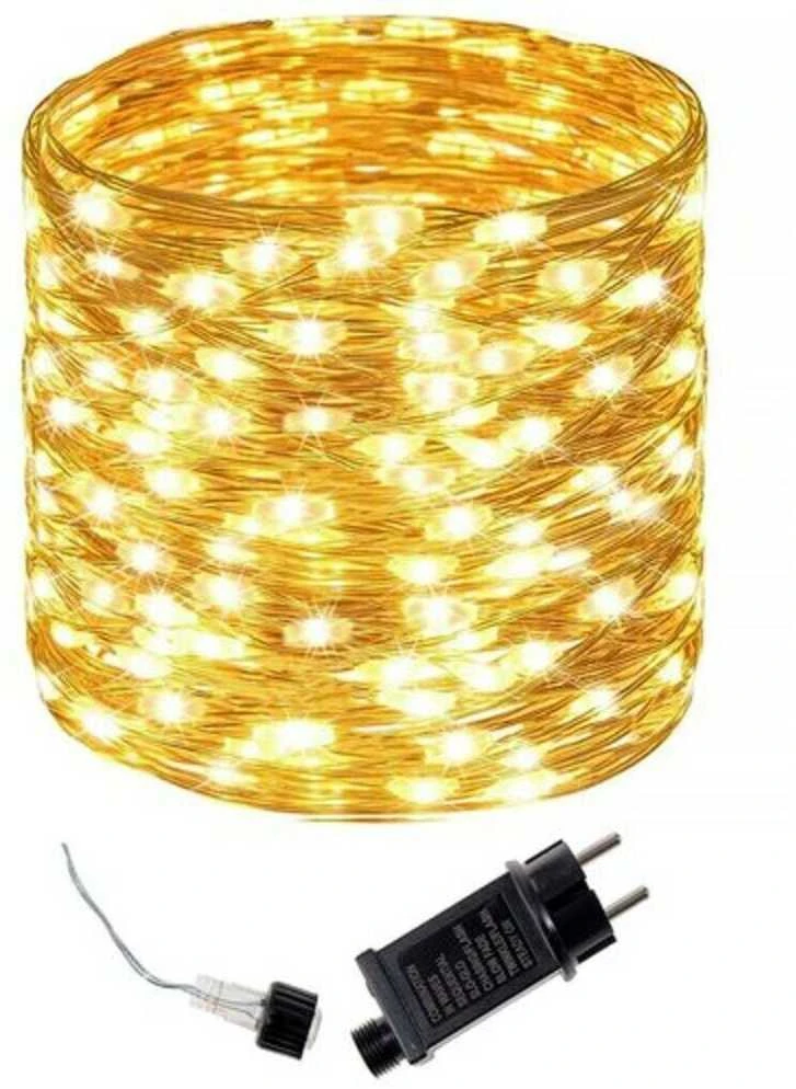 Girlianda 480 LED MicroLED "Smart", šiltai balta, 48 m