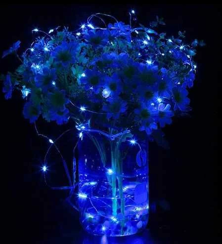 Girlianda 480 LED MicroLED su pultu "Smart", mėlyna, 48 m