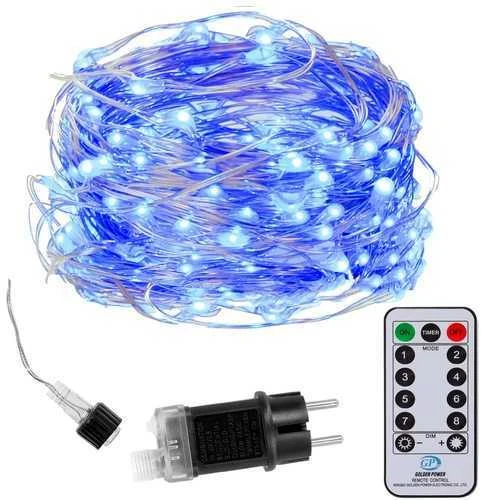 Girlianda 480 LED MicroLED su pultu "Smart", mėlyna, 48 m