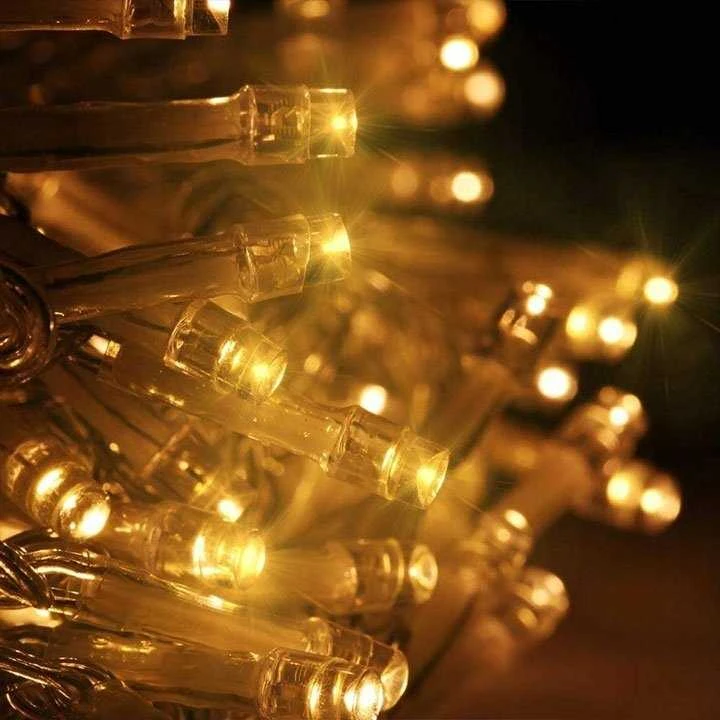 Girlianda 500 LED, varveklis, šiltai balta