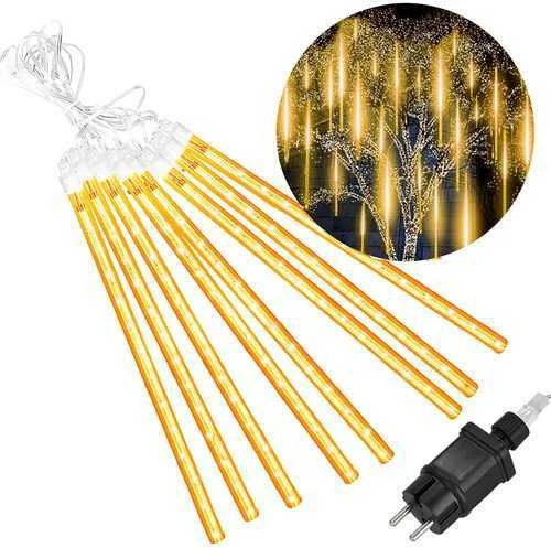 Girlianda Meteorai 144 LED "Smart", šiltai balta