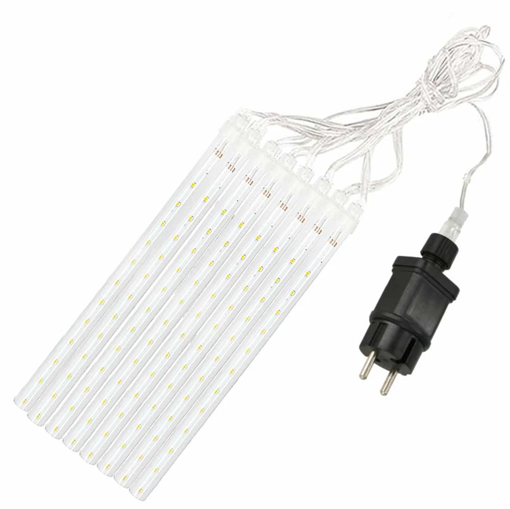 Girlianda Meteorai 144 LED "Smart", šiltai balta