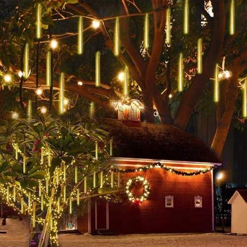 Girlianda Meteorai 144 LED "Smart", šiltai balta