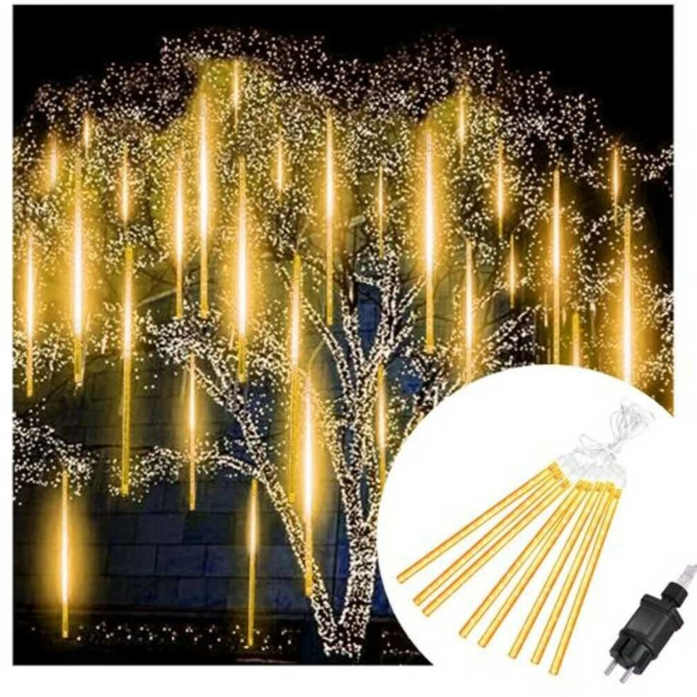 Girlianda Meteorai 144 LED "Smart", šiltai balta