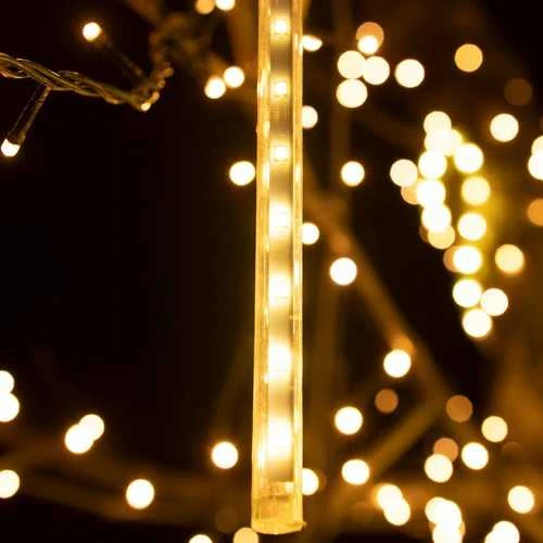 Girlianda Meteorai 144 LED "Smart", šiltai balta