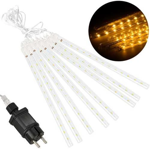 Girlianda Meteorai 144 LED "Smart", šiltai balta