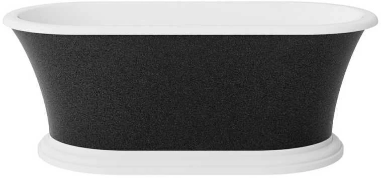 Vonia Besco Ziva Glam Graphite, 160 x 75 cm, su klik-klak auksinis valomu iš viršaus