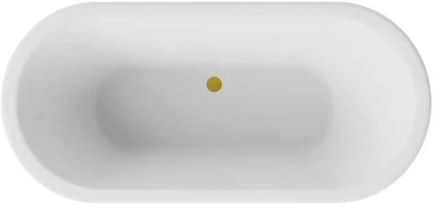 Vonia Besco Ziva Juodas&Baltas Matt, 160 x 75 cm, su klik-klak auksinis valomu iš viršaus