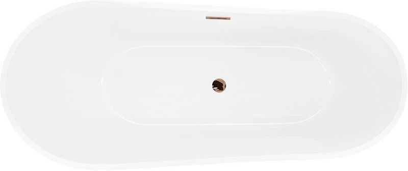 Vonia Mexen Dora, 150 x 75 cm, Baltas + Rose auksinis persipylimas