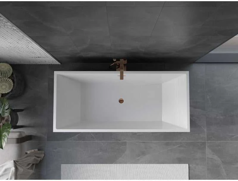 Vonia Mexen Vigo, 178,5 x 80 cm, Baltas + Rose auksinis persipylimas