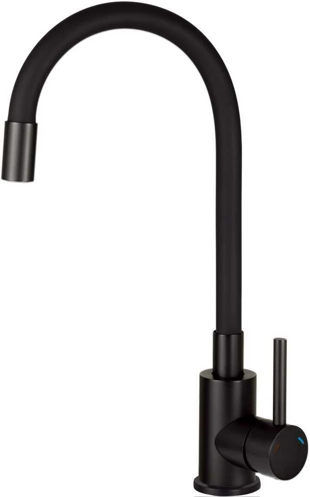 Granitinė virtuvinė plautuvė Deante Corio su maišytuvu, ZRCPG113, Metallic graphite+Nero
