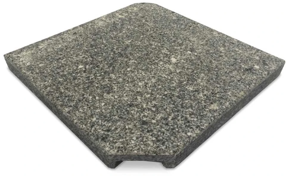 Granitinis pagrindas lauko skėčiui (1/4), 47x47x4 cm, 25 kg