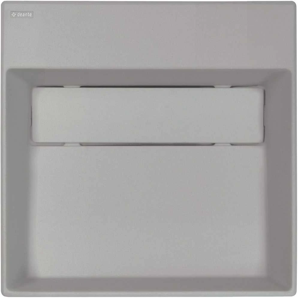 Granitinis praustuvas Deante Correo, 40x40 cm, CQR_SU4M, Metallic pilkas