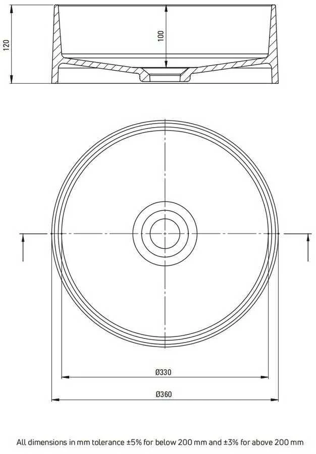 Granitinis praustuvas Deante Silia CQS_5U4S, rusvai gelsvas