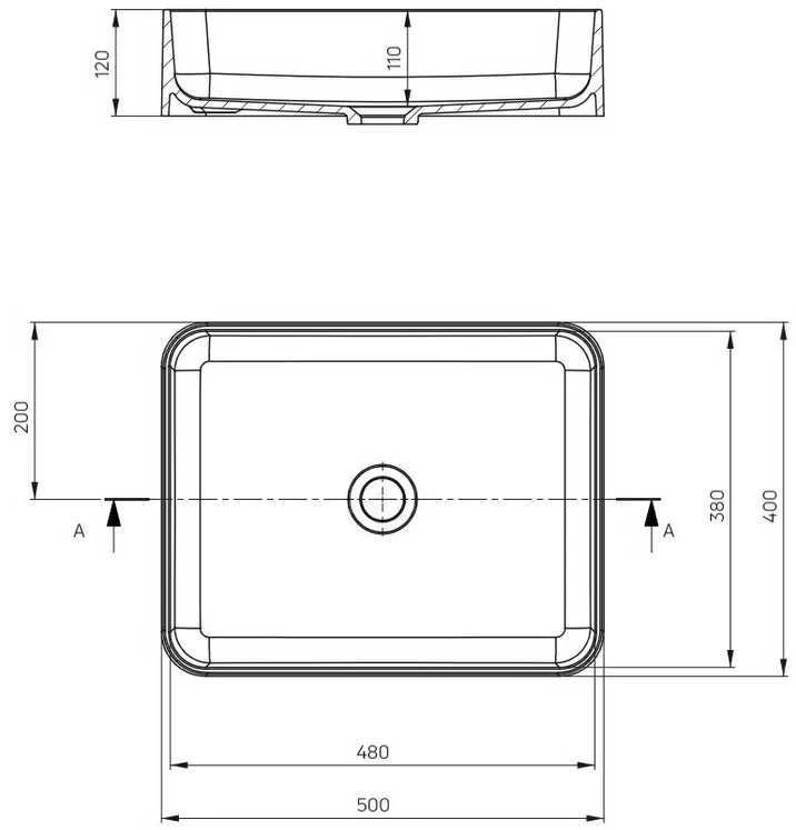 Granitinis praustuvas Deante Temisto CQT_SU5S, Metallic pilkas