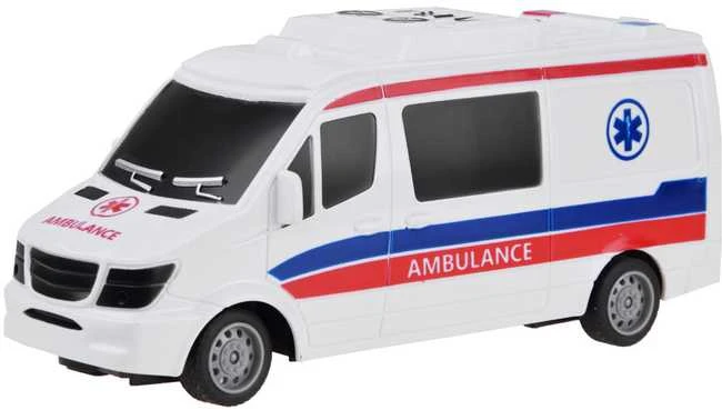 Greitosios pagalbos automobilis su nuotolinio valdymo pultu