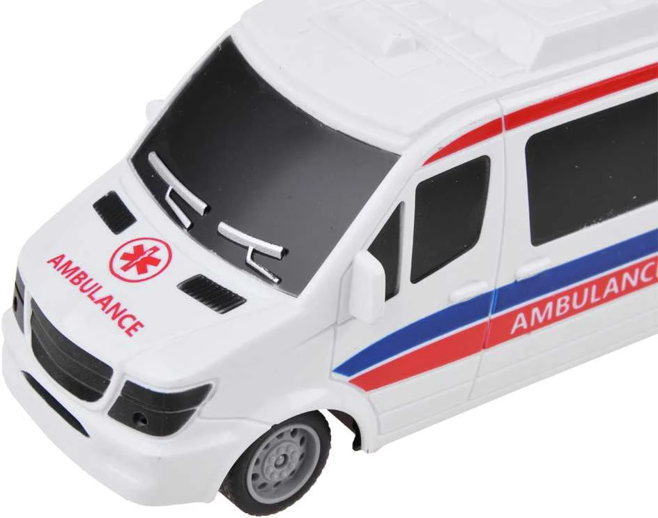 Greitosios pagalbos automobilis su nuotolinio valdymo pultu