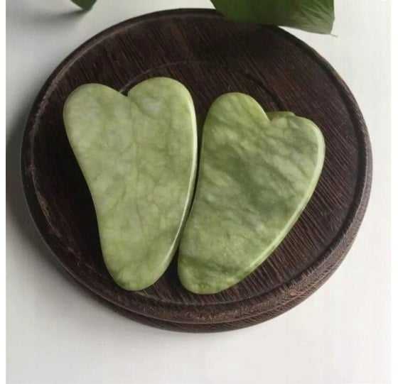 GUA SHA žadeito akmens veido masažuoklis