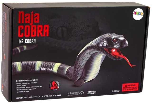 Gyvatė - kobra su nuotolinio valdymo pultu, 1 vnt.