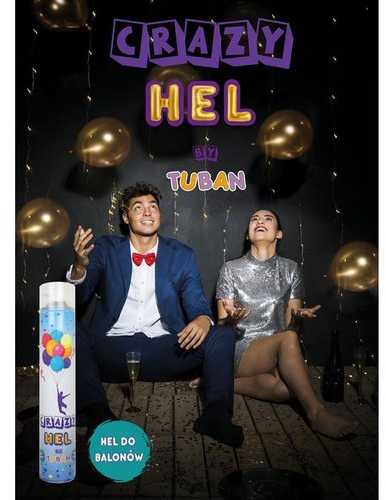 Helio dujos balionams TUBAN Crazy