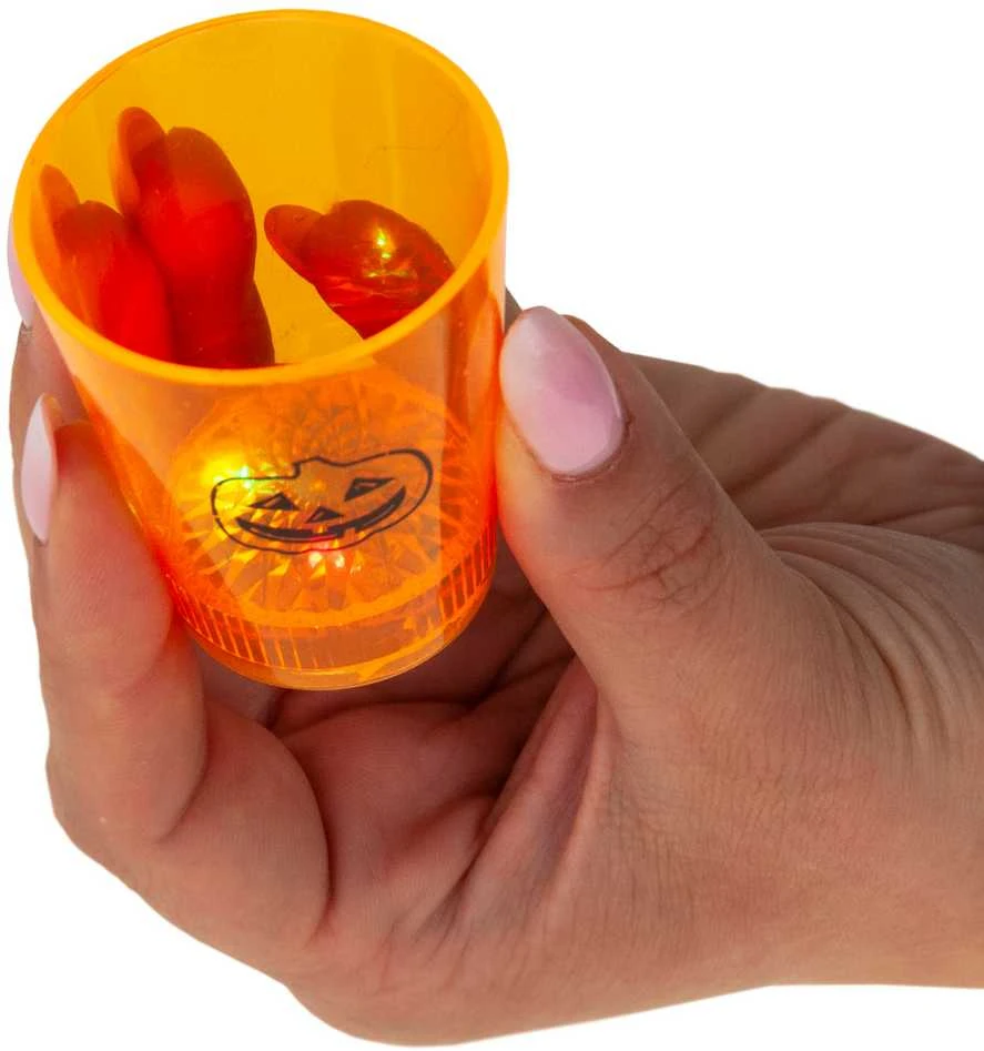 Helovyno stiklinė su LED apšvietimu, 1 vnt.