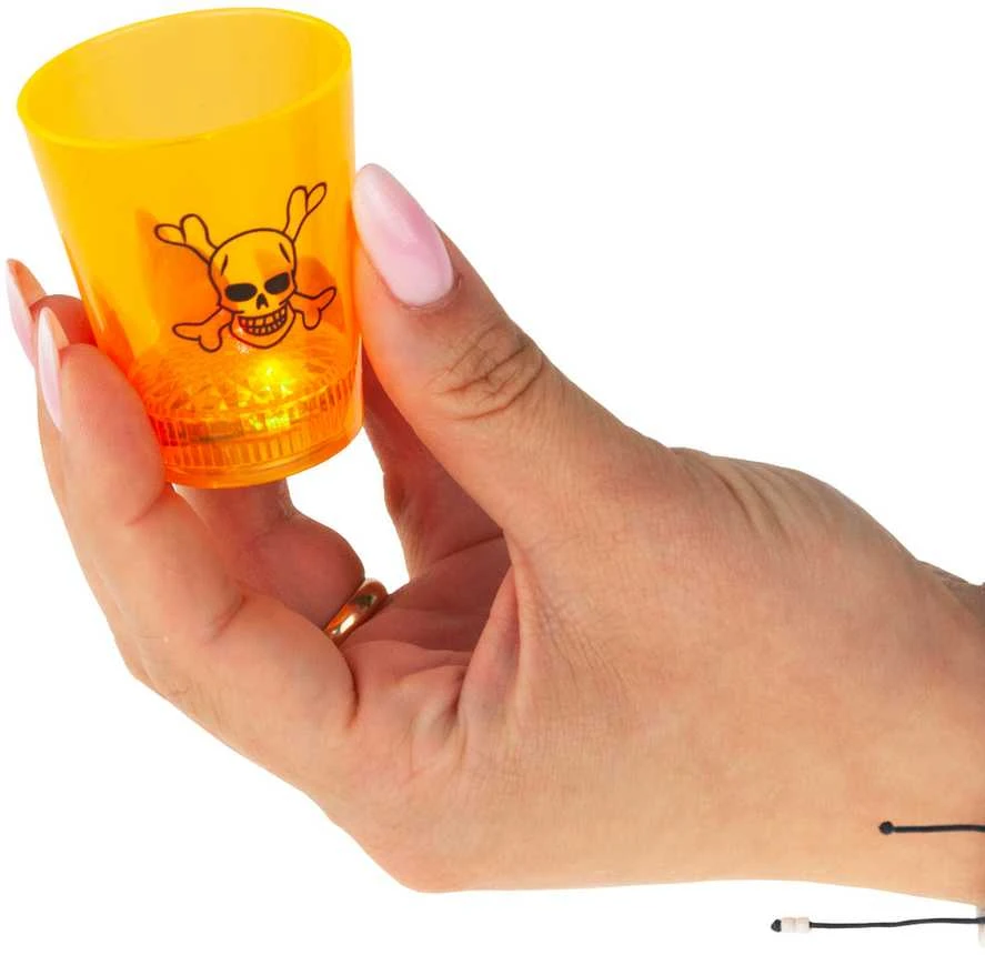 Helovyno stiklinė su LED apšvietimu, 1 vnt.