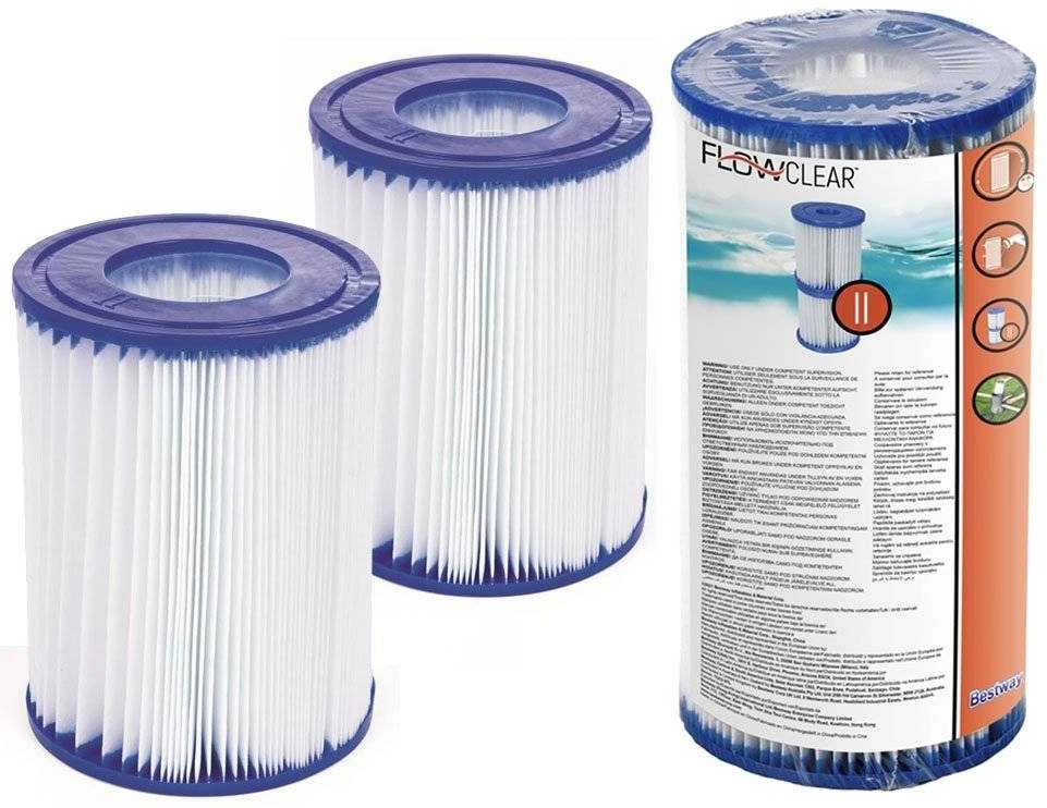 II tipo filtro kasetės Bestway, 2 vnt.