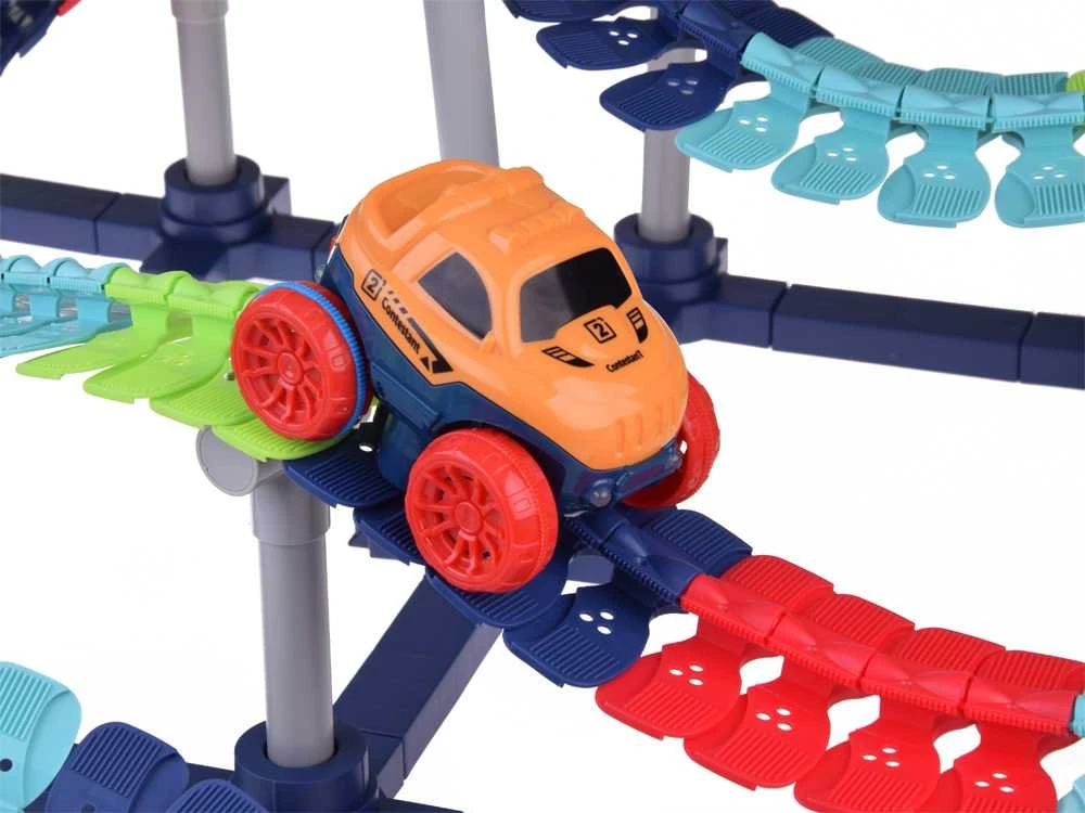 Ilga lanksti automobilių trasa + automobilis, 291 d.