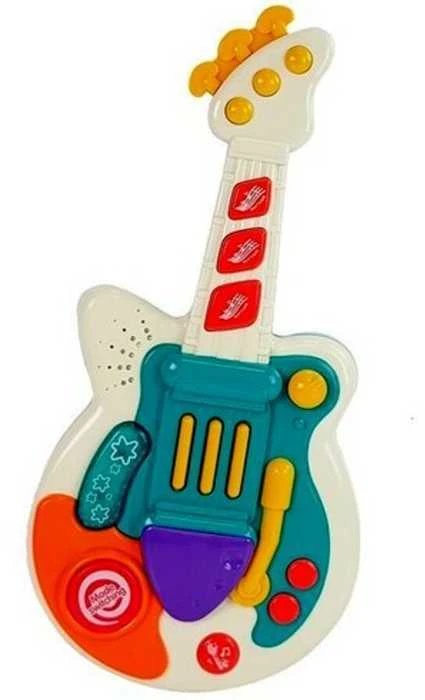 Interaktyvi gitara su garsais ir šviesomis