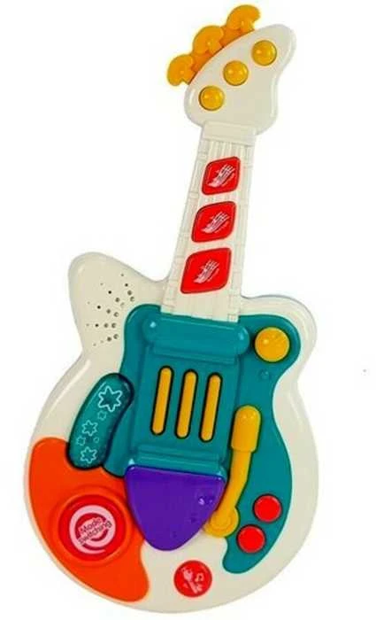 Interaktyvi gitara su garsais ir šviesomis