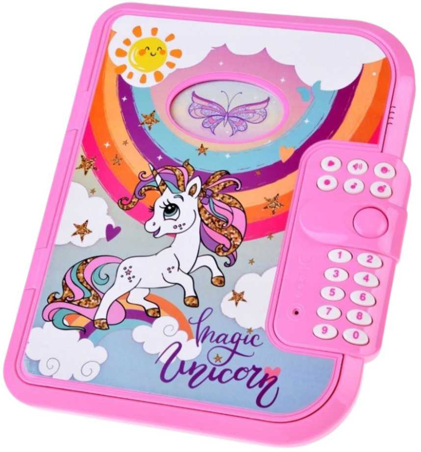 Interaktyvus dienoraštis "Magic Unicorn", rožinis