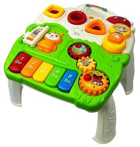 Interaktyvus lavinamasis muzikinis staliukas su pianinu