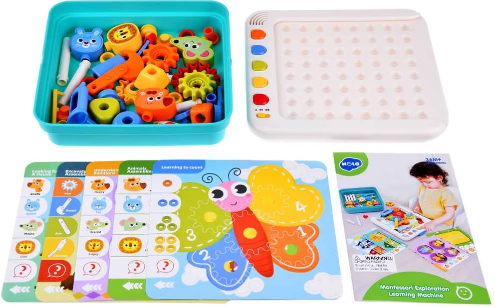 Interaktyvus Montessori mokomasis žaidimas Emocijos ir skaičiai