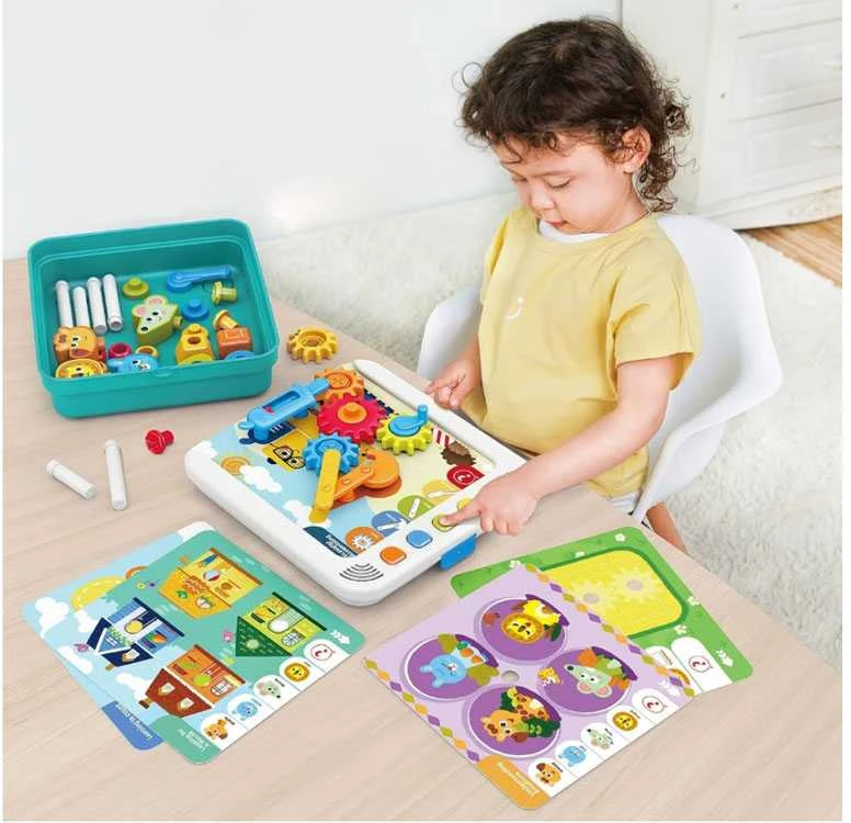 Interaktyvus Montessori mokomasis žaidimas Emocijos ir skaičiai