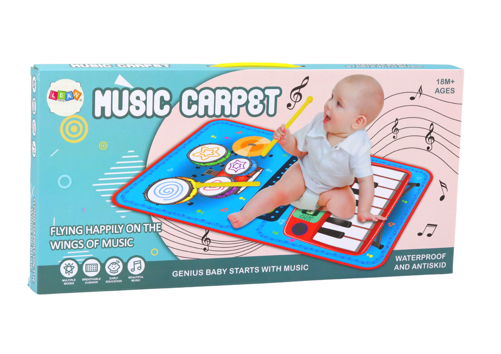Interaktyvus muzikinis kilimėlis 2in1